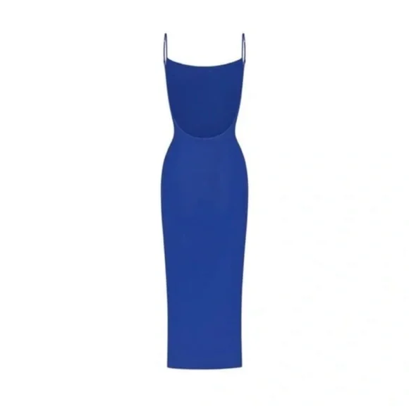 SKIMS Blue Midi Dress - Picture 2 of 10